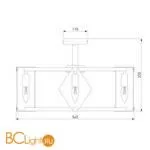 Люстра Eurosvet Aragon 60126/5 черный - Фото 3