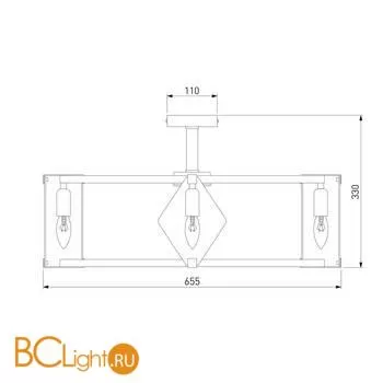 Люстра Eurosvet Aragon 60126/8 черный - Фото 3
