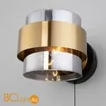 Настенный светильник Eurosvet Arcada 70127/1 черный/ дымчатый a060614 - Фото 0