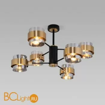 Люстра Eurosvet Arcada 70127/6 черный/дымчатый a060652