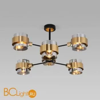 Люстра Eurosvet Arcada 70127/6 черный/дымчатый a060652 - Фото 1