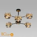 Люстра Eurosvet Arcada 70127/6 черный/дымчатый a060652 - Фото 1