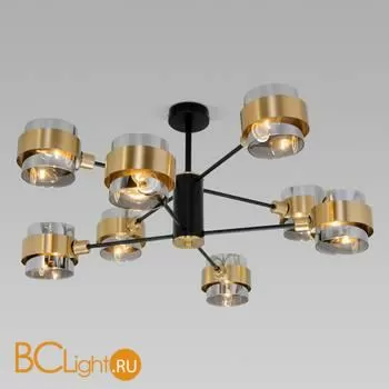 Люстра Eurosvet Arcada 70127/8 черный/дымчатый a060653