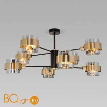 Люстра Eurosvet Arcada 70127/8 черный/дымчатый a060653 - Фото 1