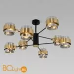 Люстра Eurosvet Arcada 70127/8 черный/дымчатый a060653