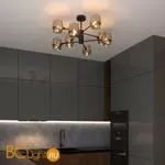 Люстра Eurosvet Arcada 70127/8 черный/дымчатый a060653 - Фото 2