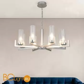 Люстра Eurosvet Arganie 60133/8 серебро a057760 - Фото 0