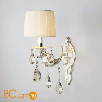 Бра Eurosvet Argenta 10098/1 серебро/тонированный хрусталь Strotskis