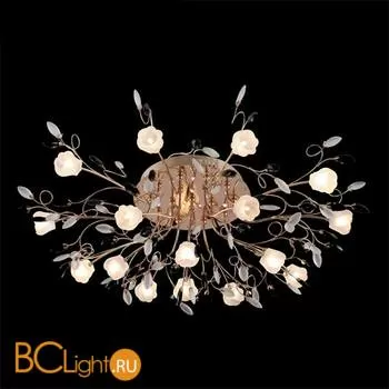 Потолочная люстра Eurosvet Ариадна 5122/16 золото/белый