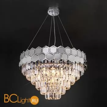 Люстра Eurosvet Ariana 10113/8 хром/прозрачный хрусталь Strotskis - Фото 0