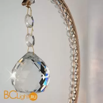 Бра Eurosvet Ariella 10044/1 золото/прозрачный хрусталь Strotskis - Фото 0