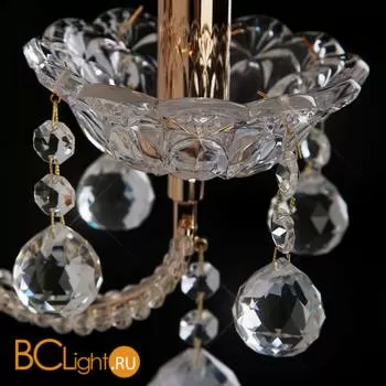 Бра Eurosvet Ariella 10044/1 золото/прозрачный хрусталь Strotskis - Фото 2