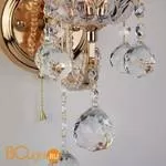 Бра Eurosvet Ariella 10044/1 золото/прозрачный хрусталь Strotskis - Фото 1