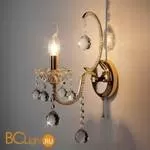 Бра Eurosvet Ariella 10044/1 золото/прозрачный хрусталь Strotskis - Фото 3