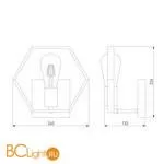 Бра Eurosvet Arnia 70117/1 черный - Фото 2