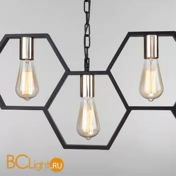 Подвесной светильник Eurosvet Arnia 70117/5 черный - Фото 2