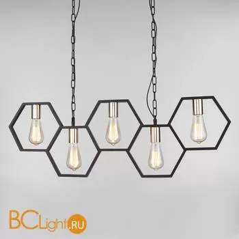 Подвесной светильник Eurosvet Arnia 70117/5 черный - Фото 1