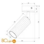 Спот Eurosvet Arris 20098/1 LED белый a060137 - Фото 0