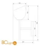 Бра Eurosvet Arrista 60130/1 латунь a060130 - Фото 2