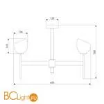 Люстра Eurosvet Arrista 60130/6 латунь Smart a060131 - Фото 1