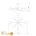 Люстра Eurosvet Ascot 30166/8 золото - Фото 3