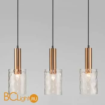 Подвесной светильник Eurosvet Asti 50177/3 черный/бронза