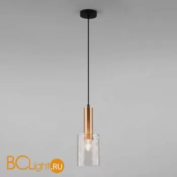 Подвесной светильник Eurosvet Asti 50177/1 черный/бронза - Фото 0