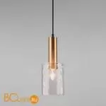 Подвесной светильник Eurosvet Asti 50177/1 черный/бронза - Фото 1