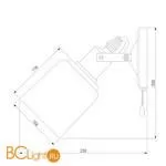 Бра Eurosvet Astor 70111/1 черный - Фото 2