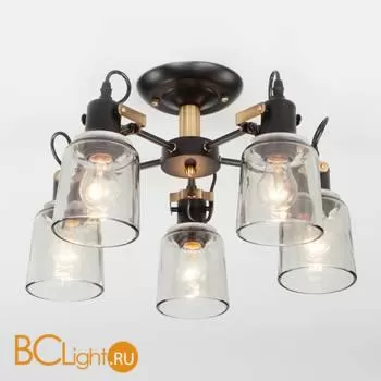 Люстра Eurosvet Astor 70111/5 черный - Фото 2