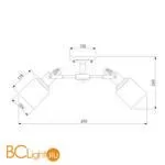 Люстра Eurosvet Astor 70111/5 черный - Фото 1