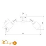 Люстра Eurosvet Astor 70111/8 черный - Фото 1