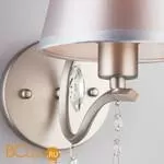 Бра Eurosvet Aurelia 10089/1 сатин-никель/прозрачный хрусталь Strotskis - Фото 7