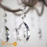 Люстра Eurosvet Aurelia 10089/12 сатин-никель/прозрачный хрусталь Strotskis - Фото 8