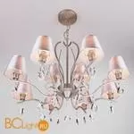 Люстра Eurosvet Aurelia 10089/12 сатин-никель/прозрачный хрусталь Strotskis - Фото 2