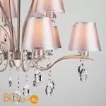 Люстра Eurosvet Aurelia 10089/12 сатин-никель/прозрачный хрусталь Strotskis - Фото 6