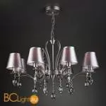 Люстра Eurosvet Aurelia 10089/8 сатин-никель/прозрачный хрусталь Strotskis - Фото 0