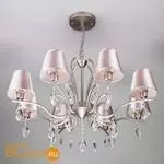 Люстра Eurosvet Aurelia 10089/8 сатин-никель/прозрачный хрусталь Strotskis - Фото 1