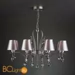 Люстра Eurosvet Aurelia 10089/8 сатин-никель/прозрачный хрусталь Strotskis - Фото 4