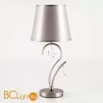 Настольная лампа Eurosvet Aurelia 01059/1 сатин-никель/прозрачный хрусталь Strotskis - Фото 2