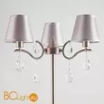 Торшер Eurosvet Aurelia 01059/3 сатин-никель/прозрачный хрусталь Strotskis - Фото 1