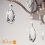 Торшер Eurosvet Aurelia 01059/3 сатин-никель/прозрачный хрусталь Strotskis - Фото 2