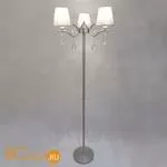 Торшер Eurosvet Aurelia 01059/3 сатин-никель/прозрачный хрусталь Strotskis - Фото 4