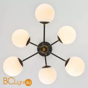 Потолочная люстра Eurosvet Austin 70091/6 черный - Фото 2