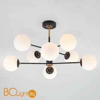 Потолочная люстра Eurosvet Austin 70091/8 черный - Фото 1