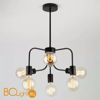 Потолочная люстра Eurosvet Avion 70058/6 черный