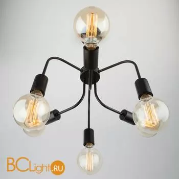 Потолочная люстра Eurosvet Avion 70058/6 черный - Фото 0