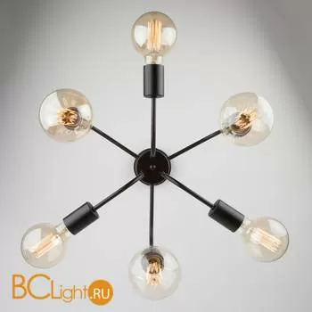 Потолочная люстра Eurosvet Avion 70058/6 черный - Фото 3