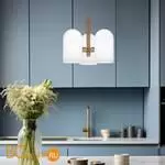 Подвесной светильник Eurosvet Bambola new 50357/3 латунь a065660 - Фото 2