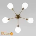 Потолочный светильник Eurosvet Bambola new 60157/5 латунь a065045 - Фото 1